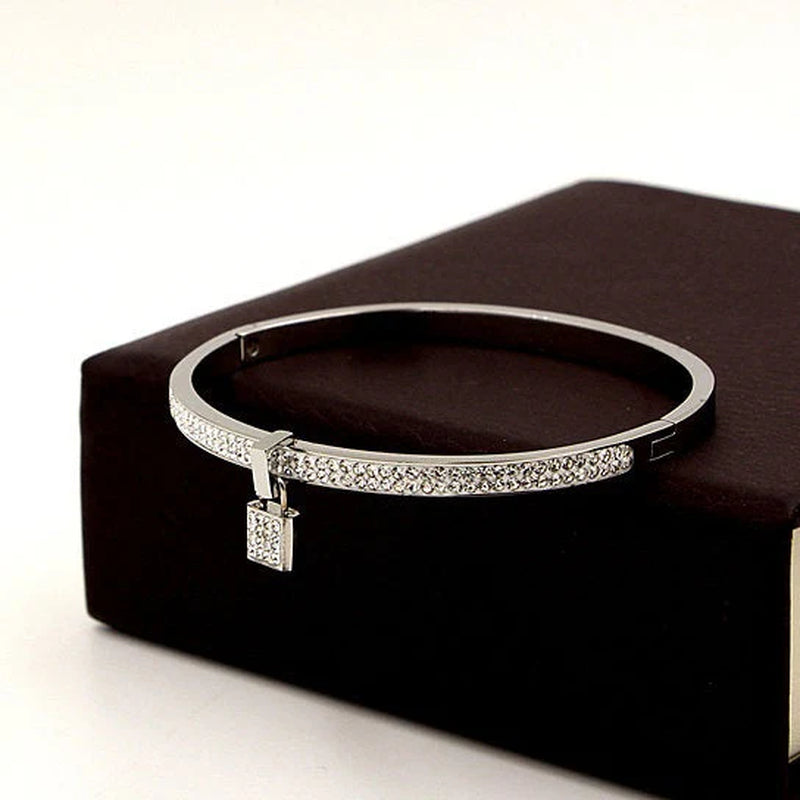 Love Locked Bracelet with a Charm