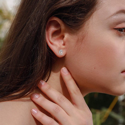 Tree of Life Stud Earrings for Women 925 Sterling Silver Hypoallergenic Earrings for Sensitive Ears with Push Back Jewelry Gifts for Her Girlfriend Mother