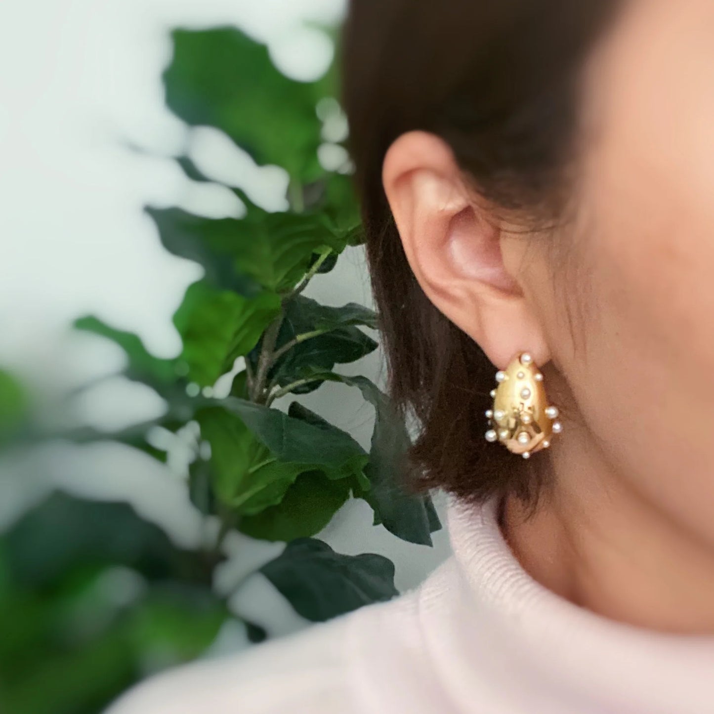 Glamorous Jeweled Teardrop Earrings for Effortless Elegance