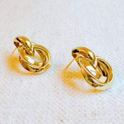 Gold Knocker Earrings