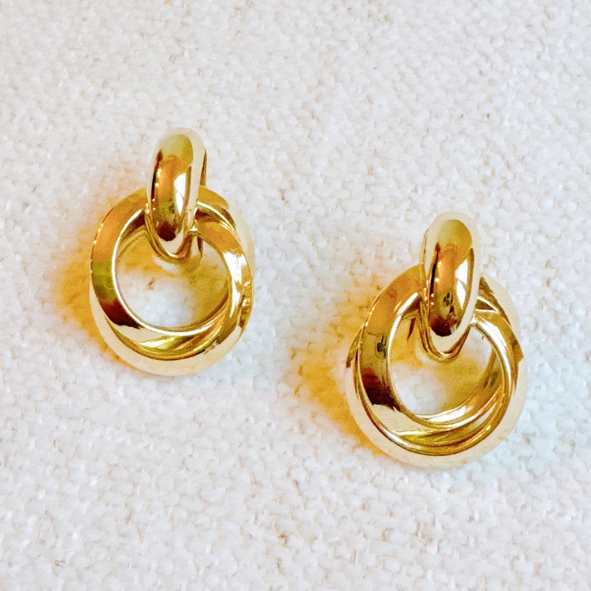 Gold Knocker Earrings