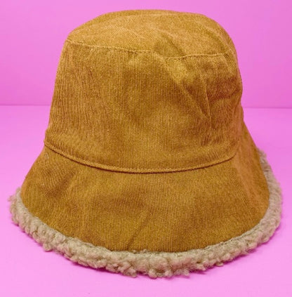 Corduroy Reversible Bucket Hat