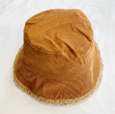 Corduroy Reversible Bucket Hat