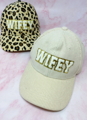 Wifey Corduroy Ball Cap