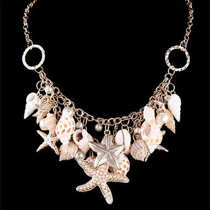 Sweet Nature Necklace with Sea Shells